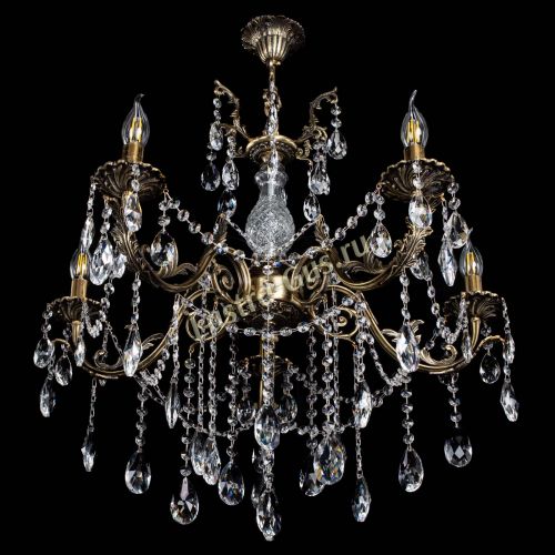 Люстра бронзовая Кассандра Алфея №5/1 журавлик в Иваново Гусь Хрустальный