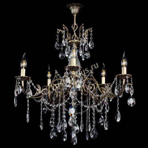 Люстра бронзовая Кассандра Алфея №5/1 звездочка в Иваново Гусь Хрустальный