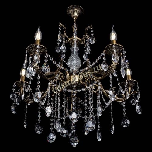 Люстра бронзовая Кассандра Алфея №5/1 звездочка в Иваново Гусь Хрустальный