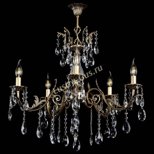 Люстра бронзовая Кассандра Алфея №5/2 журавлик в Иваново Гусь Хрустальный