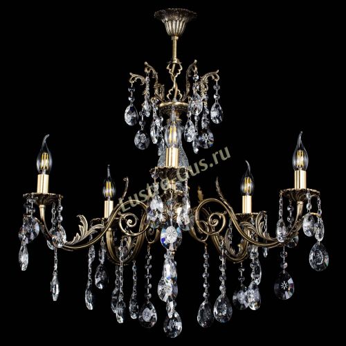 Люстра бронзовая Кассандра Алфея №5/2 звездочка в Иваново Гусь Хрустальный