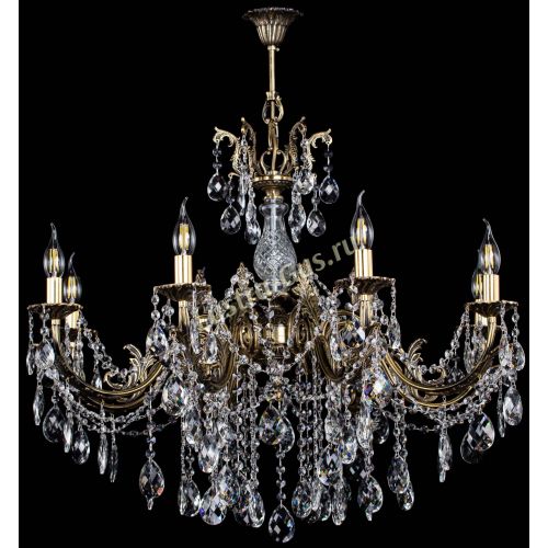 Люстра бронзовая Кассандра Алфея №8/1 баден в Иваново Гусь Хрустальный