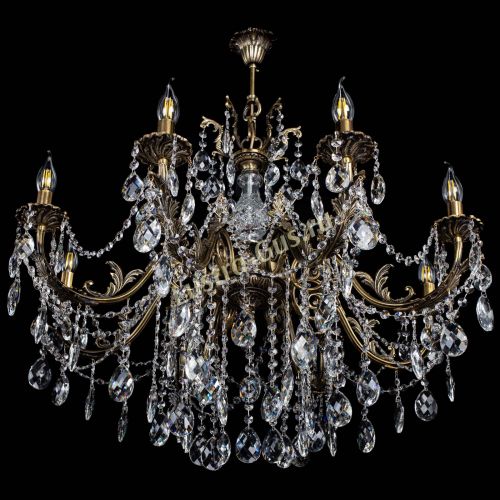 Люстра бронзовая Кассандра Алфея №8/1 баден в Иваново Гусь Хрустальный