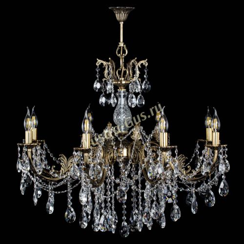 Люстра бронзовая Кассандра Алфея №8/1 звездочка в Иваново Гусь Хрустальный