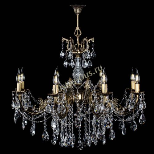 Люстра бронзовая Кассандра Алфея №8/1 звездочка в Иваново Гусь Хрустальный