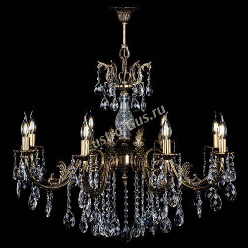 Люстра бронзовая Кассандра Алфея №8/2 баден в Иваново Гусь Хрустальный