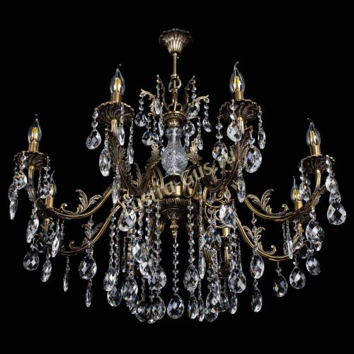 Люстра бронзовая Кассандра Алфея №8/2 баден в Иваново Гусь Хрустальный