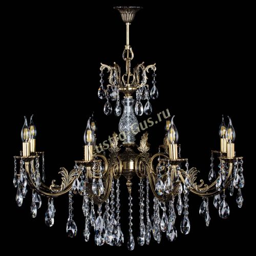 Люстра бронзовая Кассандра Алфея №8/2 журавлик в Иваново Гусь Хрустальный