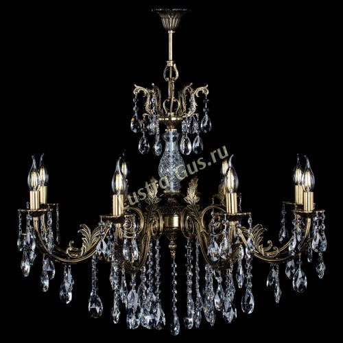 Люстра бронзовая Кассандра Алфея №8/2 журавлик в Иваново Гусь Хрустальный