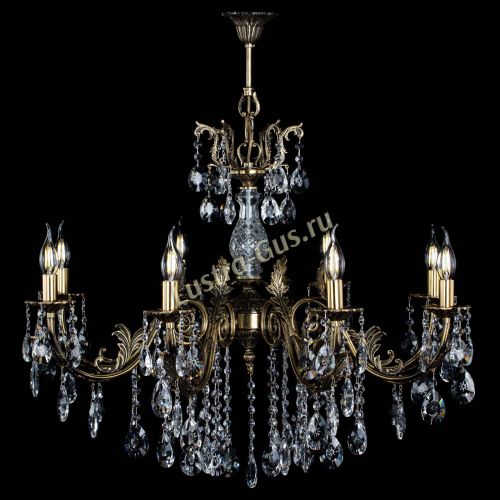 Люстра бронзовая Кассандра Алфея №8/2 звездочка в Иваново Гусь Хрустальный