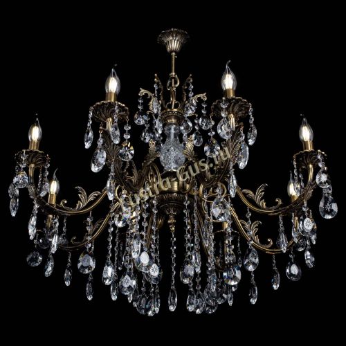 Люстра бронзовая Кассандра Алфея №8/2 звездочка в Иваново Гусь Хрустальный