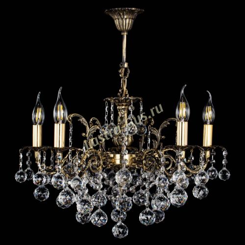 Люстра бронзовая Муза №5 шар в Иваново Гусь Хрустальный