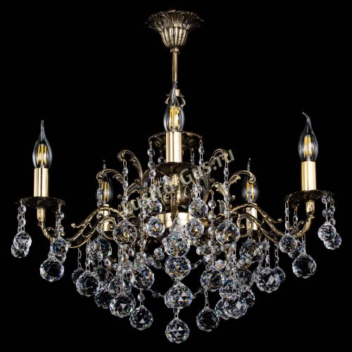 Люстра бронзовая Муза №5 шар в Иваново Гусь Хрустальный