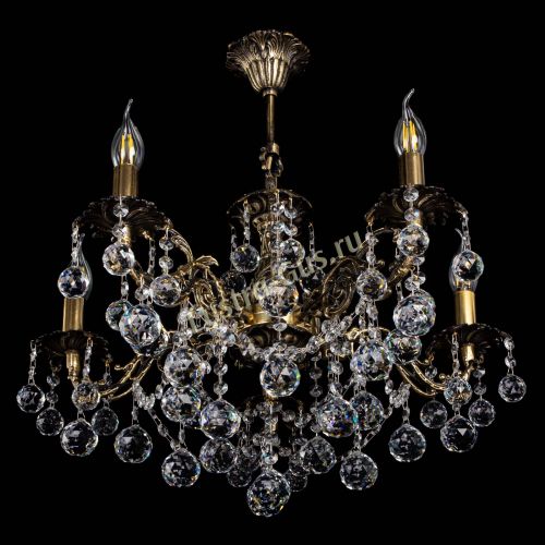 Люстра бронзовая Муза №5 шар в Иваново Гусь Хрустальный