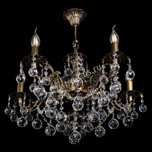 Люстра бронзовая Муза №5 шар в Иваново Гусь Хрустальный