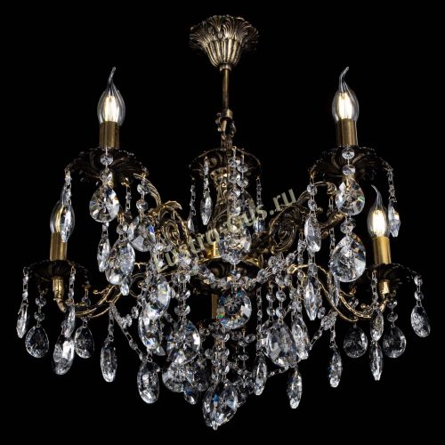 Люстра бронзовая Муза №5 звездочка в Иваново Гусь Хрустальный