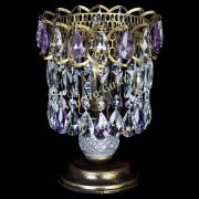 Настольная лампа Астра №1 под бронзу Фиолетовая