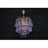Люстра Хрустальные брызги шар 40 мм фиолетовая в Иваново